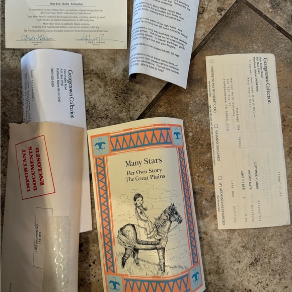 VTG Linda Mason American Diary Doll: Many Stars 1991 & Quick Fox 1991 - Picture 5 of 8